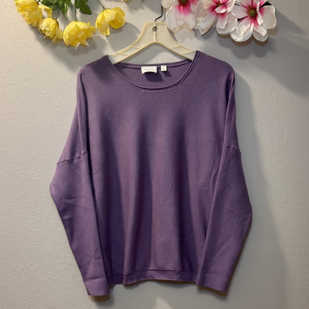 Cyrus Lavender Crewneck Long Sleeve Top